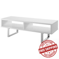 Modway EEI-2680-WHI Amble 47” Low Profile TV Stand