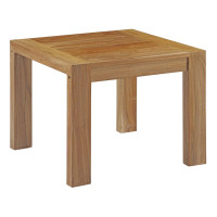 Modway EEI-2709-NAT Upland Outdoor Patio Wood Side Table Natural
