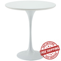 Modway EEI-271-WHI Lippa Side Table in White