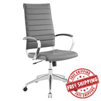 Modway EEI-272-GRY Jive Highback Office Chair in Gray