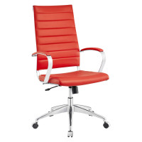 Modway EEI-272-RED Jive Highback Office Chair in Red