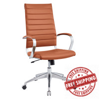 Modway EEI-272-TER Jive Highback Office Chair in Terracotta