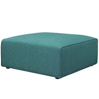 Modway EEI-2726-TEA Mingle Fabric Ottoman Teal