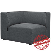 Modway EEI-2728-GRY Mingle Corner Sofa Gray