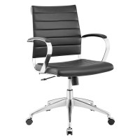 Modway EEI-273-BLK Jive Mid Back Office Chair in Black