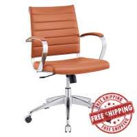 Modway EEI-273-TER Jive Mid Back Office Chair in Terracotta