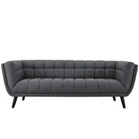 Modway EEI-2730-GRY Bestow Upholstered Fabric Sofa