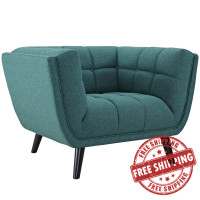 Modway EEI-2732-TEA Bestow Upholstered Fabric Armchair