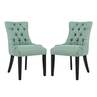 Modway EEI-2743-LAG-SET Regent Dining Side Chair Fabric Set of 2