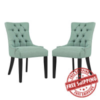 Modway EEI-2743-LAG-SET Regent Dining Side Chair Fabric Set of 2