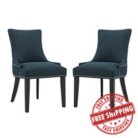Modway EEI-2746-AZU-SET Marquis Dining Side Chair Fabric Set of 2 Azure
