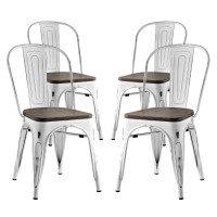 Modway EEI-2752-WHI-SET Promenade Dining Side Chair Set of 4 White