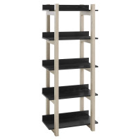 Modway EEI-2786-NAT-BLK Reprieve Bookcase Natural Black