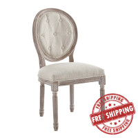 Modway EEI-2795-BEI Arise Vintage French Upholstered Fabric Dining Side Chair