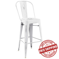 Modway EEI-2813-WHI Promenade Bar Side Stool White