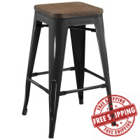 Modway EEI-2820-BLK Promenade Counter Stool Black