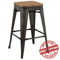 Modway EEI-2820-BRN Promenade Counter Stool