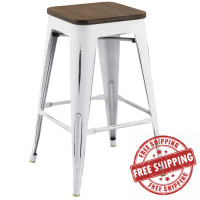 Modway EEI-2820-WHI Promenade Counter Stool