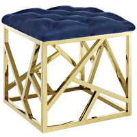 Modway EEI-2845-GLD-NAV Intersperse Ottoman