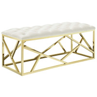Modway EEI-2847-GLD-IVO Intersperse Bench