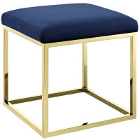 Modway EEI-2849-GLD-NAV Anticipate Ottoman