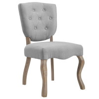 Modway EEI-2878-LGR Array Vintage French Upholstered Dining Side Chair