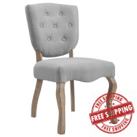 Modway EEI-2878-LGR Array Vintage French Upholstered Dining Side Chair