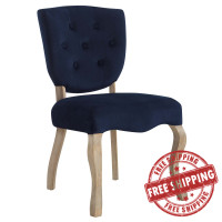 Modway EEI-2880-MID Array Vintage French Performance Velvet Dining Side Chair