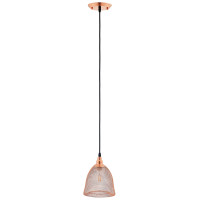 Modway EEI-2902 Glimmer Bell-Shaped Rose Gold Pendant Ligh