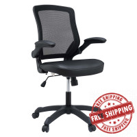 Modway EEI-291-BLK Veer Office Chair in Black