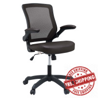 Modway EEI-291-BRN Veer Office Chair in Brown