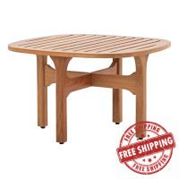 Modway EEI-2929-NAT Saratoga Outdoor Patio Teak Coffee Table