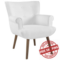 Modway EEI-2941-WHI Cloud Upholstered Armchair