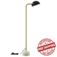 Modway EEI-2945 Convey Bronze and White Marble Floor Lamp