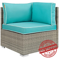 Modway EEI-2956-LGR-TRQ Repose Outdoor Patio Corner