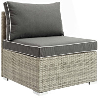 Modway EEI-2958-LGR-CHA Repose Outdoor Patio Armless Chair