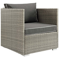 Modway EEI-2960-LGR-CHA Repose Outdoor Patio Armchair