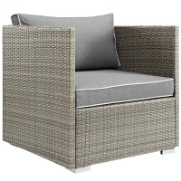 Modway EEI-2960-LGR-GRY Repose Outdoor Patio Armchair