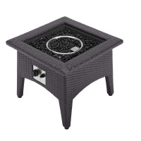 Modway EEI-2990-EXP Vivacity Outdoor Patio Fire Pit Table