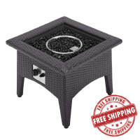 Modway EEI-2990-EXP Vivacity Outdoor Patio Fire Pit Table