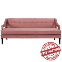 Modway EEI-2997-DUS Concur Button Tufted Performance Velvet Sofa