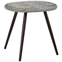 Modway EEI-3025-GRY Endeavor Outdoor Patio Wicker Rattan Side Table