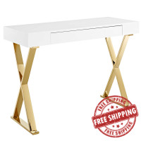 Modway EEI-3032-WHI Sector Console Table