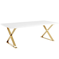 Modway EEI-3034-WHI Sector Dining Table