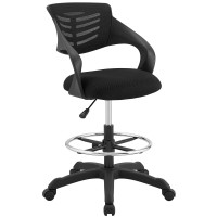 Modway EEI-3040-BLK Thrive Mesh Drafting Chair