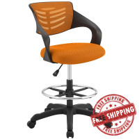 Modway EEI-3040-ORA Thrive Mesh Drafting Chair