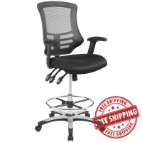 Modway EEI-3043-BLK Calibrate Mesh Drafting Chair