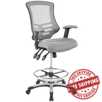 Modway EEI-3043-GRY Calibrate Mesh Drafting Chair
