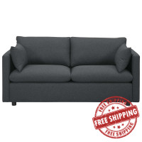 Modway EEI-3044-GRY Activate Upholstered Fabric Sofa