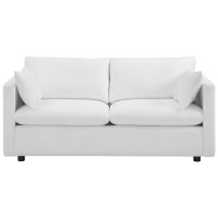 Modway EEI-3044-WHI Activate Upholstered Fabric Sofa